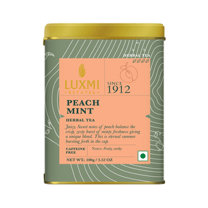 Peach Mint | 100 gm | Organic Herbal Tea - Luxmi Estates