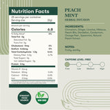 Peach Mint Tea | 25 Teabags | Herbal Tea - Luxmi Estates USA