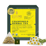 Pure Chamomile Tea | Herbal Tea | 25 tea bags - Luxmi Estates USA