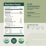 Pure Peppermint | 50 Tea bags | Organic Herbal Tea - Luxmi Estates USA