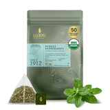 Pure Peppermint | 50 Tea bags | Organic Herbal Tea - Luxmi Estates USA