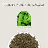 Pure Peppermint | 50 Tea bags | Organic Herbal Tea - Luxmi Estates USA