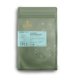 Pure Peppermint | 50 Tea bags | Organic Herbal Tea PACK OF 3 - Luxmi Estates USA