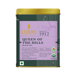 Queen of the Hills 100gm | Queens Blend Black Tea PACK OF 3 - Luxmi Estates USA