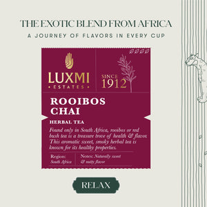 Rooibos Chai | 100 gm | Loose Herbal Tea - Luxmi Estates