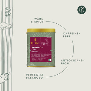 Rooibos Chai | 100 gm | Loose Herbal Tea - Luxmi Estates