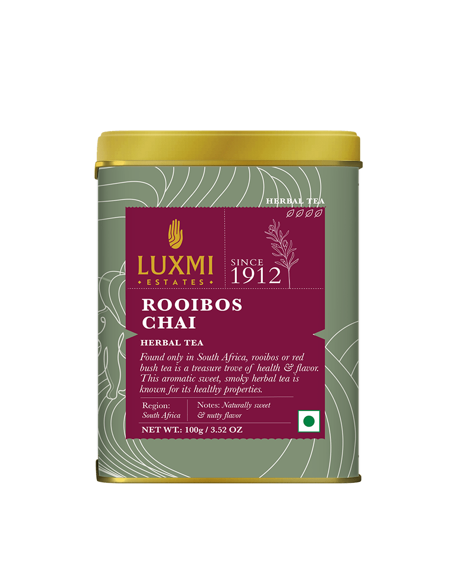 Rooibos Chai | 100 gm | Organic Herbal Tea - Luxmi Estates