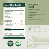 Rooibos Chai | 50 Tea Bags | Herbal Chai - Luxmi Estates USA