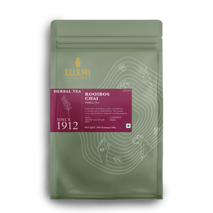 Rooibos Chai | 50 Tea Bags | Herbal Chai - Luxmi Estates