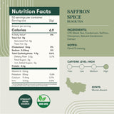 Saffron Spice Chai | 100 gm | Luxmi Signature Tea | Assam CTC, Cardamom, Saffron, Cinnamon - Luxmi Estates USA
