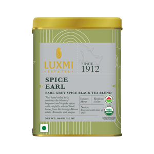 Spice Earl | 100gm | Organic Black Tea PACK OF 2 - Luxmi Estates USA