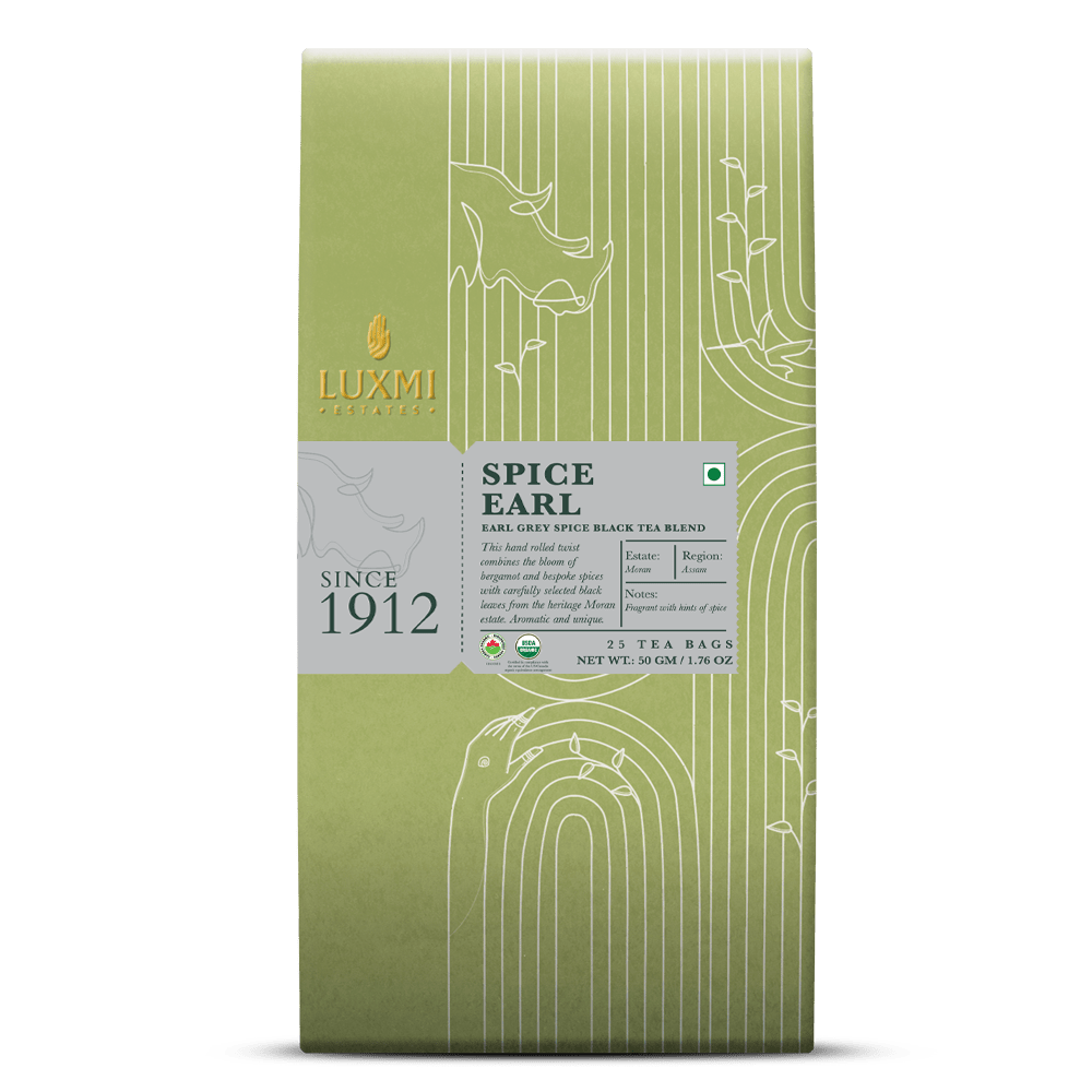 Spice Earl | 25 Tea Bags | Organic Black Tea - Luxmi Estates