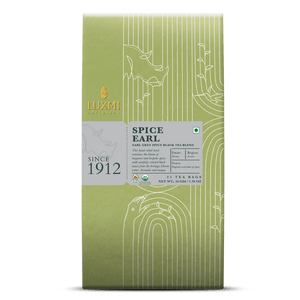 Spice Earl | 25 Tea Bags | Organic Black Tea PACK OF 2 - Luxmi Estates USA