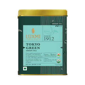 Tokyo Green | 100 gm | Organic Green Tea PACK OF 2 - Luxmi Estates USA