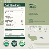 Tokyo Green | 50 Tea Bags | Organic Green Tea - Luxmi Estates USA