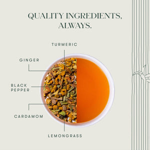 Turmeric Time - Out | 100gm | Organic Herbal Tea - Luxmi Estates