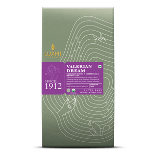Valerian Dream | 25 Tea Bags | Organic Herbal Tea PACK OF 3 - Luxmi Estates USA