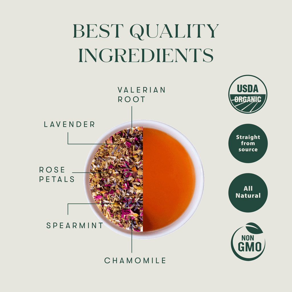 Valerian Dream | 50 Tea Bags | Herbal Tea - Luxmi Estates USA