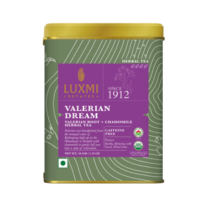 Valerian Dream | 50gm | Organic Herbal Tea - Luxmi Estates