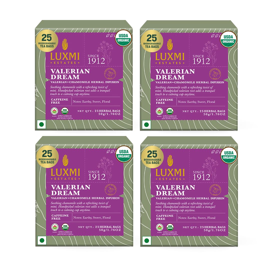 Valerian Dream | Organic Herbal Tea - Luxmi Estates USA