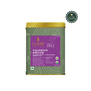 Valerian Tea | 50gm | Valerian Root Tea PACK OF 2 - Luxmi Estates USA