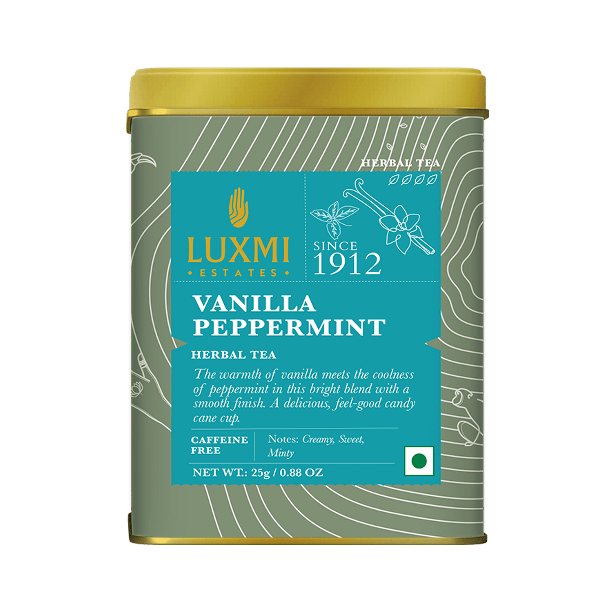 Vanilla Peppermint | 25 gm | Herbal Tea | - Luxmi Estates