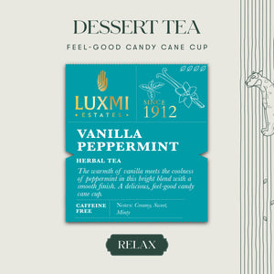 Vanilla Peppermint | 25 gm | Herbal Tea | - Luxmi Estates