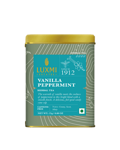 Vanilla Peppermint | 25 gm | Organic Herbal Tea - Luxmi Estates