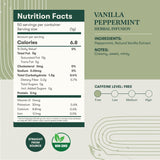 Vanilla Peppermint | 50 Tea Bags | Herbal Tea - Luxmi Estates USA