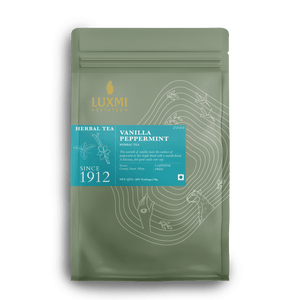 Vanilla Peppermint | 50 Tea Bags | Herbal Tea PACK OF 2 - Luxmi Estates USA
