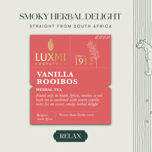 Vanilla Rooibos | 100 gm | Herbal Tea - Luxmi Estates