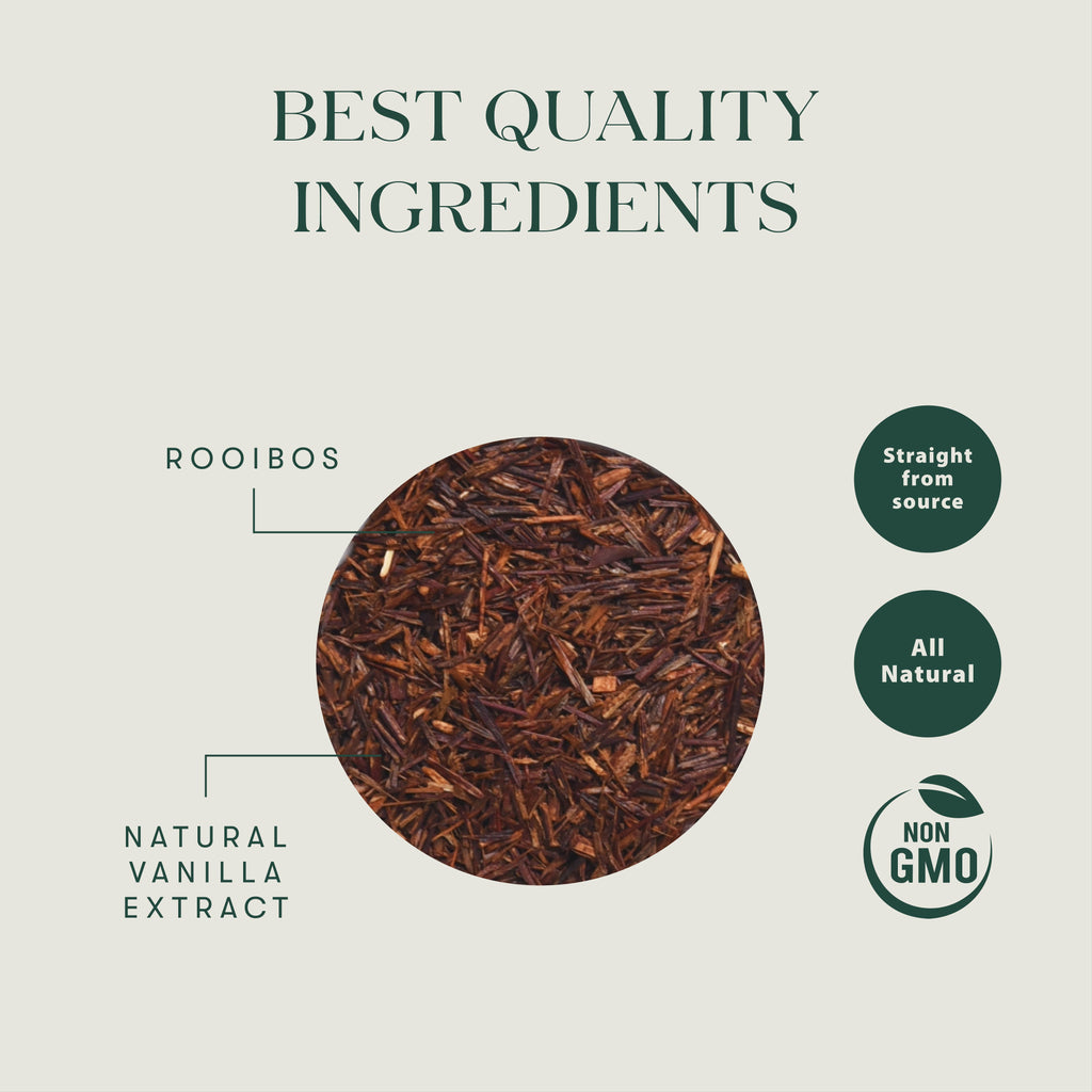 Vanilla Rooibos | 100 gm | Herbal Tea - Luxmi Estates USA