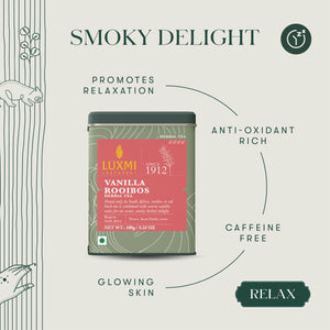 Vanilla Rooibos | 100 gm | Herbal Tea - Luxmi Estates USA