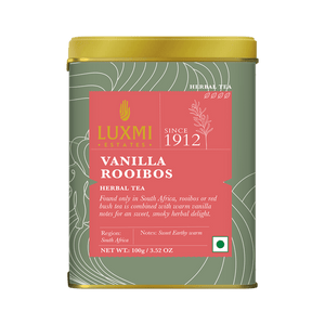 Vanilla Rooibos | 100 gm | Herbal Tea PACK OF 3 - Luxmi Estates USA