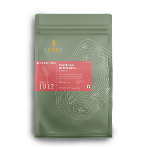 Vanilla Rooibos | 50 Tea Bags | Herbal Tea PACK OF 3 - Luxmi Estates USA