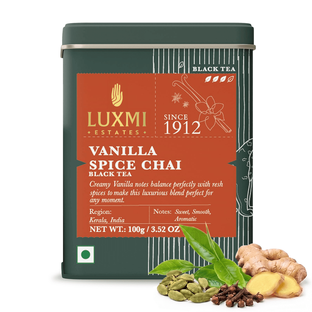 Vanilla Spice Chai | 100gm | Organic Black Tea - Luxmi Estates USA