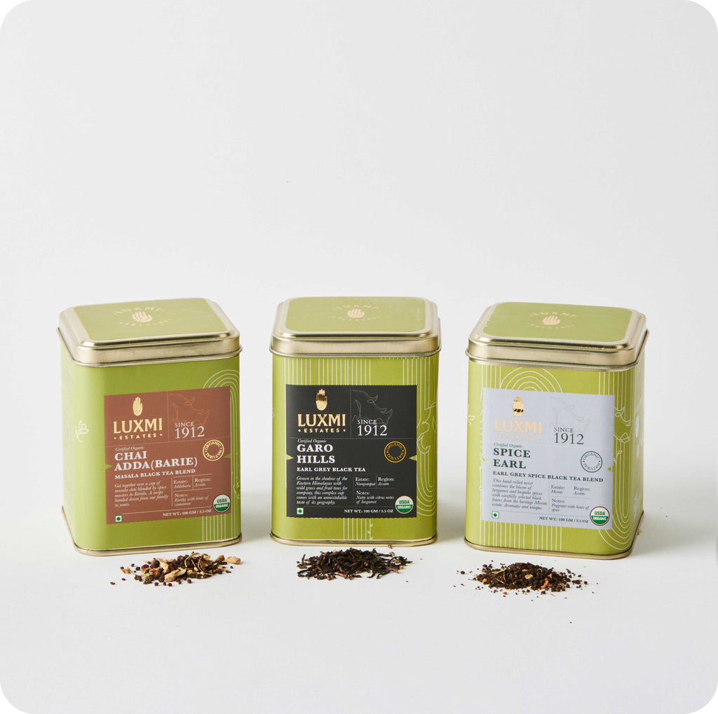 Assam Organic Black Tea Loose Leaf Collection Luxmi Estates