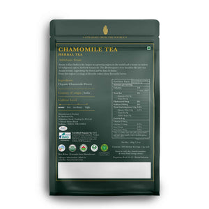Chamomile Pure Tea | 50 Tea Bags | Organic Herbal Tea - Luxmi Estates