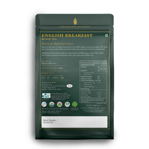 English Breakfast | 50 Tea Bags | Organic Black Tea - Luxmi Estates