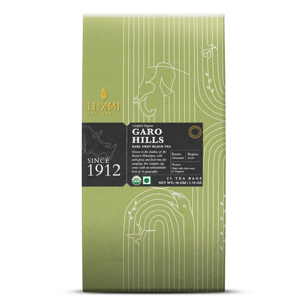 Garo Hills | 25 Tea Bags | Organic Black Tea - Luxmi Estates