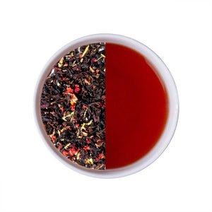 Hibiscus Black Tea | 50 Tea Bags | Organic Black Tea - Luxmi Estates
