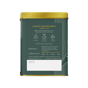 Lemon Ginger Root | 50gm | Organic Herbal Tea - Luxmi Estates