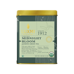 Midnight Bloom | 100gm | Organic Green Tea - Luxmi Estates