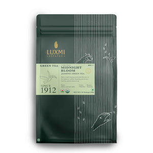 Midnight Bloom | 50 Tea Bags | Organic Green Tea - Luxmi Estates