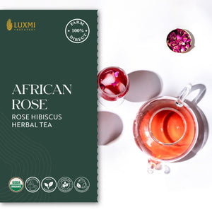 Organic Assorted Variety Herbal Tea Gift Set | 4 Herbal Teas, 100 Teabags | All Day Wellness Gift Box - Luxmi Estates