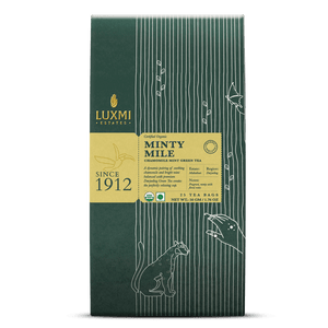 Organic Minty Mile | 25 Tea Bags | Organic Green Tea - Luxmi Estates