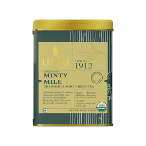 Organic Minty Mile | 50gm | Organic Green Tea - Luxmi Estates
