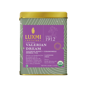 Valerian Dream | 50gm | Organic Herbal Tea - Luxmi Estates